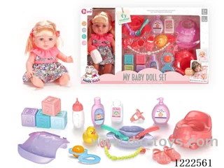 12 inch vinyl doll set W/4 IC（included 3*AG3）