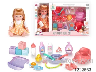 12 inch vinyl doll set W/4 IC（included 3*AG3）