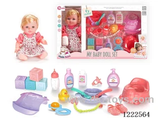 12 inch vinyl doll set W/4 IC（included 3*AG3）