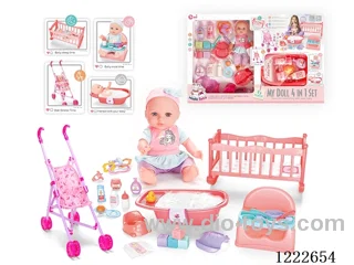 12 inch Vinyl Doll W/4 IC（included 3*AG3）