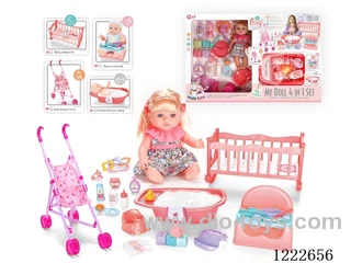 12 inch Vinyl Doll W/4 IC（included 3*AG3）