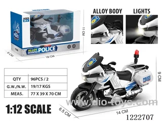 pull back alloy motorcycle