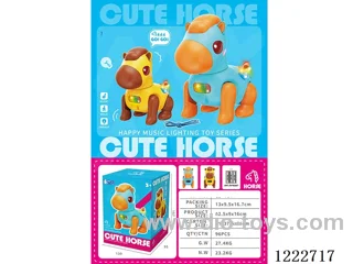B/O horse W L/M 2 colors mixed