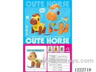 B/O horse W L/M 2 colors mixed