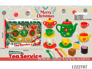 18PCS Christmas Tea Set A