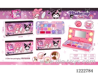 Eyeshadow 18 Colors - 2 colors mixed Cosmetic mirror with light