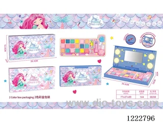 Eyeshadow 18 Colors - with light -2 colors mixed