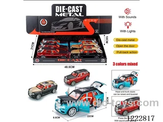 1:24 pull back alloy car W L/M