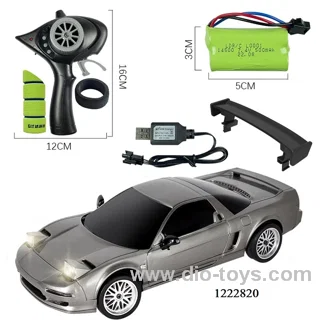 1：18 2.4G Drift RC car with Gryo in color box