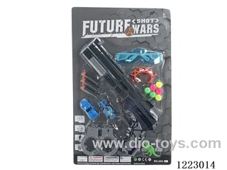 Dual-use softball gun -EVA ball