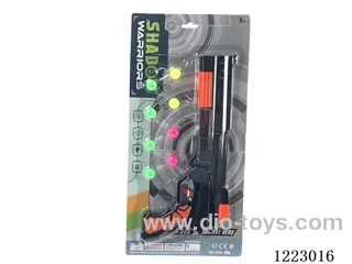 Dual-use softball gun -EVA ball