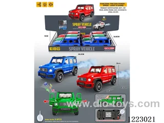 Inertia car W L/M/spray 6PCS