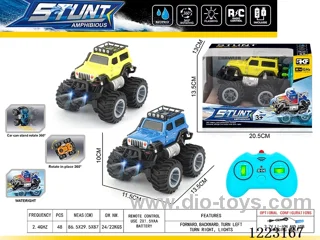 2.4G rc car with light included battery