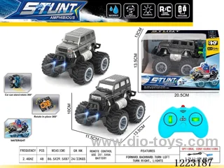 2.4G rc car with light included battery
