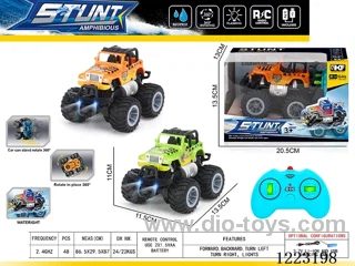 2.4G rc car with light included battery