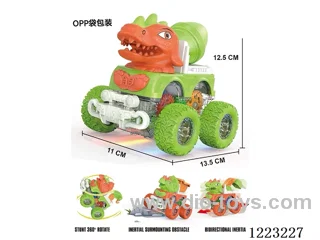 4WD transparent gear dual inertia car set