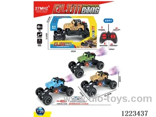 5ch wrangler rc car W L/spray included battery