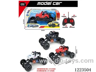 4ch Wrangler rc police car with light not included battery