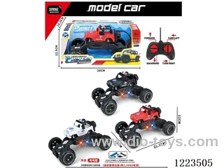 4ch Wrangler rc police car with light included battery