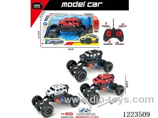 4ch Hummer rc police car with light included battery