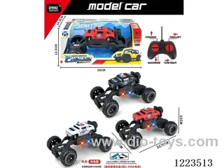 4ch Hummer rc police car with light included battery