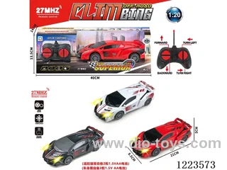 4ch Lamborghini rc car with light not included battery