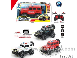 4ch big G rc police car with light not included battery