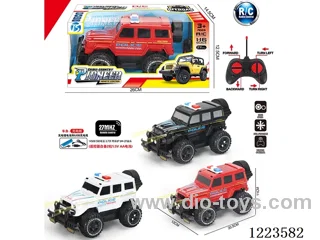 4ch big G rc police car with light included battery