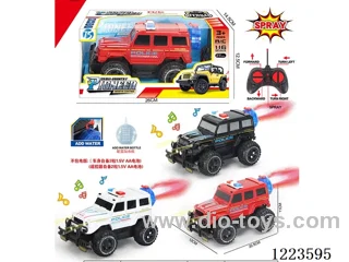 5ch big G rc police car with light not included battery