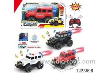 5ch big G rc police car with light included battery