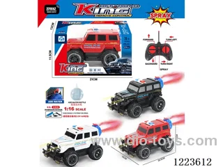 5ch big G rc police car with light included battery