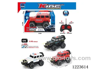 4ch big G rc police car with light included battery
