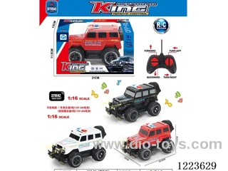 4ch big G rc police car with light not included battery