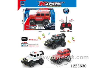 4ch big G rc police car with light included battery