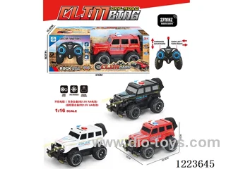 4ch big G rc police car with light not included battery