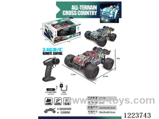 2.4G rc car with light included battery