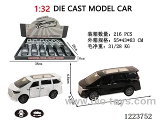 1:32 pull back alloy car 12PCS