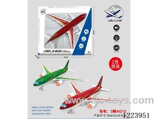 Pull Back Alloy Airliner W L/M