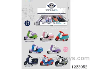 free wheel alloy motorcycle 24PCS