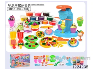 Ice Cream pizza set/(34pcs accessory)