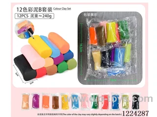 12Color B Color Clay Pouch/12Color 20g≈240g