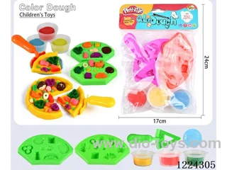 Pizza theme colorful clay