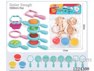 Burger theme colorful clay