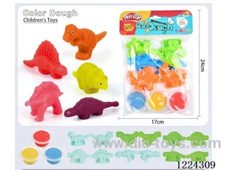 Dinosaur theme colorful clay