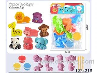Animal theme colorful clay