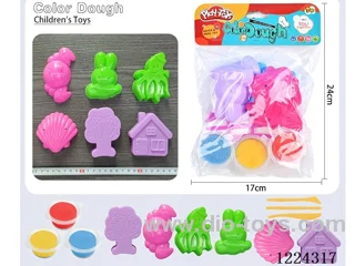 Animal theme colorful clay