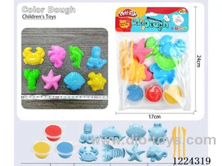 Ocean theme colorful clay