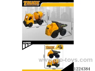 free wheel engineering vehicles 2PCS