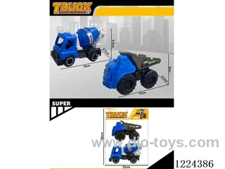 free wheel engineering vehicles 2PCS