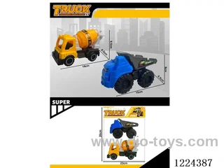 free wheel engineering vehicles 2PCS